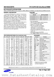 M374S3323DTS datasheet pdf Samsung Electronic