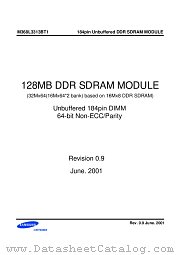 M368L3313BT1 datasheet pdf Samsung Electronic