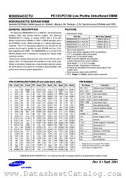 M366S6453CTU datasheet pdf Samsung Electronic