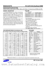 M366S3253DTS datasheet pdf Samsung Electronic