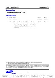 K9D1208V0A-SSB0 datasheet pdf Samsung Electronic