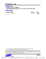 K5P2880YCM - T085 datasheet pdf Samsung Electronic