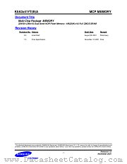 K5A3B41YTA, K5A3B41YBA datasheet pdf Samsung Electronic