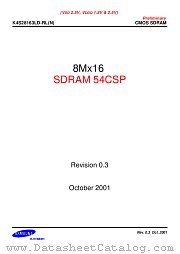 K4S28163LD-RF(R) datasheet pdf Samsung Electronic