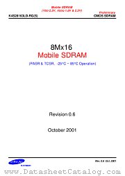 K4S28163LD-RF(R) datasheet pdf Samsung Electronic