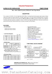 K4F661612D, K4F641612D datasheet pdf Samsung Electronic