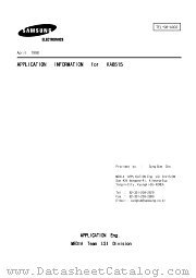 KA8515 datasheet pdf Samsung Electronic
