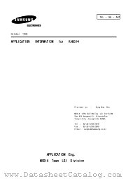 KA8514 datasheet pdf Samsung Electronic