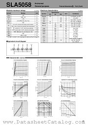 SLA5058 datasheet pdf Sanken