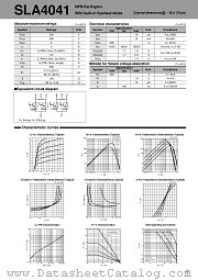 SLA4041 datasheet pdf Sanken