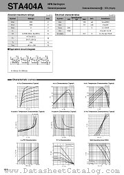 STA404A datasheet pdf Sanken