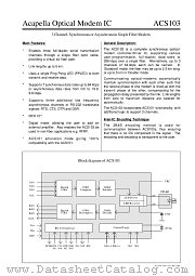 ACS103 datasheet pdf Semtech