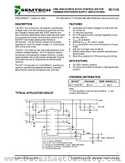 SC1110 datasheet pdf Semtech