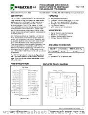 SC1154 datasheet pdf Semtech