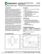 SC1205 datasheet pdf Semtech