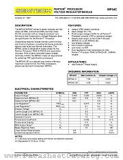 MP54C datasheet pdf Semtech