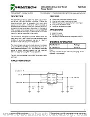 SC1543 datasheet pdf Semtech