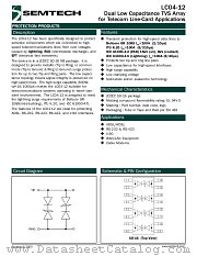 LC04-12 datasheet pdf Semtech