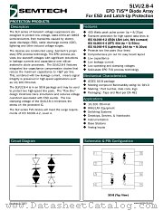 SLVU2.8-4 datasheet pdf Semtech