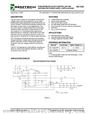 SC1102 datasheet pdf Semtech