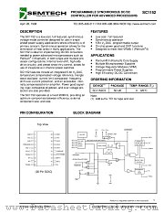 SC1152 datasheet pdf Semtech