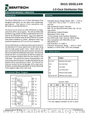 SK100EL14WD datasheet pdf Semtech
