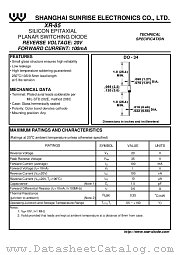 XR-85 datasheet pdf Shanghai Sunrise Electronics