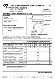 RC30S01 datasheet pdf Shanghai Sunrise Electronics