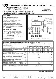 D15SB40 datasheet pdf Shanghai Sunrise Electronics