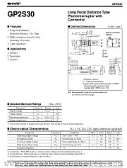 GP2S30 datasheet pdf SHARP