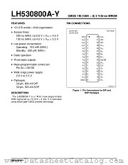 LH530800A-Y datasheet pdf SHARP