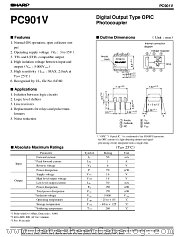 PC901V datasheet pdf SHARP