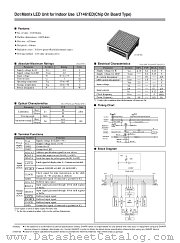 LT1461ED datasheet pdf SHARP