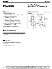 PC355NT datasheet pdf SHARP