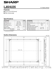 LJ024U35 datasheet pdf SHARP