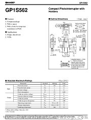 GP1S562 datasheet pdf SHARP