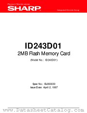 ID243D01 datasheet pdf SHARP