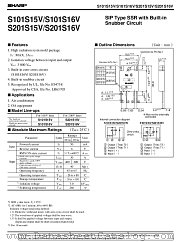 S101S15V datasheet pdf SHARP
