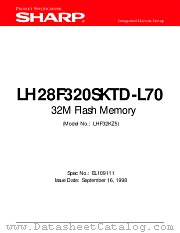 LH28F320SKTD-L70 datasheet pdf SHARP