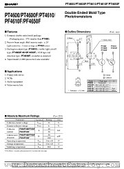 PT4600F datasheet pdf SHARP