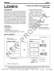 LZ34B10 datasheet pdf SHARP