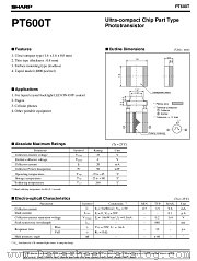 PT600T datasheet pdf SHARP