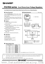 PQ1R30-SERIES datasheet pdf SHARP