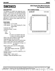SM3903 datasheet pdf SHARP