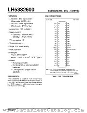 LH5332600 datasheet pdf SHARP