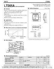 LT205A datasheet pdf SHARP
