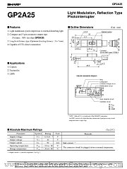 GP2A25 datasheet pdf SHARP