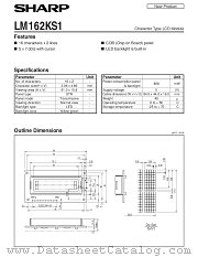 LM162KS1 datasheet pdf SHARP