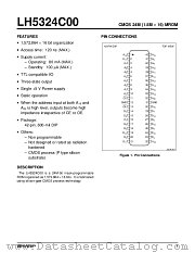 LH5324C00 datasheet pdf SHARP