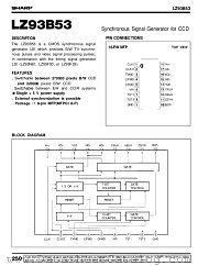 LZ93B53 datasheet pdf SHARP